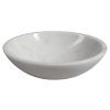 Sapho BLOK průměr 40 cm 2401-34 umyvadlo leštěný bílý mramor