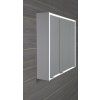 Sapho BATU 80 x 71 x 15 cm 1141131 galerka 2x LED osvětlení bílá
