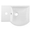Sapho LITOS 45 x 32 cm 4779 keramické umyvadlo levé