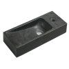 Sapho BLOK 38 x 8 x 14 cm 2401-31 umývátko antracit