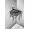 Sapho BLOK 30 x 10 x 30 cm 2401-29 umývátko antracit