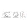 20402 zavesne wc arco rimless se slim sedatkem soft close