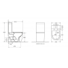 15116 kombi wc arco rimless se slim sedatkem soft close