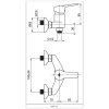 670 sprchova baterie uno 12