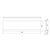Polysan DEEP PLAIN NIKA 72956 panel 130 x 36 cm