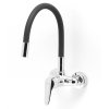 Novaservis 94484,0C dřezová baterie s elastickým ramenem 100 mm černá-chrom