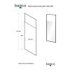 13475 walk in sprchovy kout icon black
