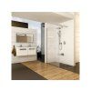 Ravak Walk-In Wall zástěna 60 cm černá transparent GW9W00300Z1
