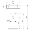 11386 umyvadlo pieno nastenne i na desku 51538515 cm