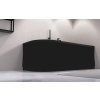 Polysan VIVA R 175 x 80 x 47 cm asymetrická vana pravá černá mat 78119.21