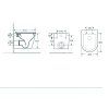 2zavesne wc ovale basso rimless se slim sedatkem soft close