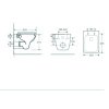 Alcaplast AM101/1120 Sádromodul komplet do sádrokartonu se závěsným WC RIMLESS Adatto