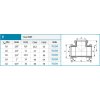 Novaservis T-kus MMM 1" mosaz T04ZW