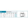 Novaservis nátrubek redukovaný 3/4" x 1/2" mosaz M09ZW