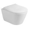 Sapho AVVA závěsná WC mísa s bidet. sprškou, Rimless, 35,5x53 cm, bílá 100312