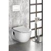 Sapho BRILLA závěsná WC mísa s bidet. sprškou, Rimless, 36,5x53 cm, bílá 100612