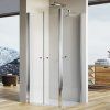 SanSwiss SOLINO 120 cm boční stěna - aluchrom/sklo Transparent v 90° SOLT212005007
