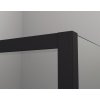 SanSwiss SOLINO Black 80 cm vanová zástěna - černý/sklo Screen SOEB108500687