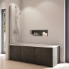 SanSwiss SOLINO Black 80 cm vanová zástěna - černý/sklo Screen SOEB108500687