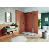 SanSwiss EASY 42 cm montážní set BTE2 - otočná stěna montáž vlevo - aluchrom/sklo stromy BTE2L04205062