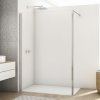SanSwiss DIVERA 90 cm pevná stěna - aluchrom/sklo Transparent D22WI1H0905007