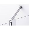 SanSwiss DIVERA 110 cm čtvrtkruh sprchový kout - aluchrom/sklo Transparent D22ERB551125007