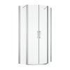 SanSwiss DIVERA 90 cm čtvrtkruh sprchový kout - aluchrom/sklo Transparent D22ERB559125007
