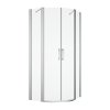 SanSwiss DIVERA 80 cm čtvrtkruh sprchový kout - aluchrom/sklo Screen D22ERB550805087