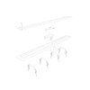 6090 odtokovy zlab standardline black