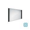 Nimco 41000 LED zrcadlo podsvícené 100 x 60 cm s dotykovým senzorem černá ZPC 41004V-90