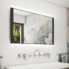 Nimco 41000 LED zrcadlo podsvícené 120 x 65 cm s dotykovým senzorem černá ZPC 41006V-90