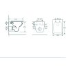 11812 zavesne wc adatto rimless se slim sedatkem soft close