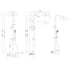 7325 termostaticky nastenny set pontos 250