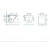Geberit Duofix Speciál 111.355.00.5 komplet do bytových jader se závěsným WC RIMLESS Adatto