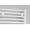 Isan Grenada Radius ELEKTRO 1535 x 600 mm koupelnový radiátor bílý