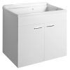 Aqualine skříňka 78 x 70 x 48 cm pod výlevku bílá 57036