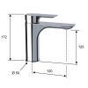 15540 umyvadlova baterie arno 11 37 bila mat