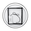 Nimco 28000 LED zrcadlo kulaté podsvícené 80 x 80 cm s dotykovým senzorem černá ZPC 28002RV-90