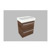 Krajcar K PRO S Thin koupelnová skříňka s umyvadlem 55 x 65 x 38 cm bílá 2KPT55