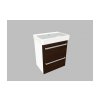 Krajcar K PRO S Thin koupelnová skříňka s umyvadlem 55 x 65 x 38 cm bílá 2KPT55