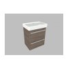 Krajcar K PRO S Thin koupelnová skříňka s umyvadlem 55 x 65 x 38 cm bílá 2KPT55