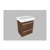 Krajcar K PRO S Thin koupelnová skříňka s umyvadlem 55 x 65 x 38 cm bílá 2KPT55