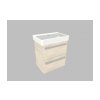 Krajcar K PRO S Thin koupelnová skříňka s umyvadlem 55 x 65 x 38 cm bílá 2KPT55