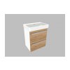 Krajcar K PRO S Thin koupelnová skříňka s umyvadlem 55 x 65 x 38 cm bílá 2KPT55