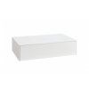 Krajcar PKF Fine koupelnová skříňka 100 x 22 x 50 cm s výřezem bílá PKF100