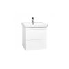Krajcar PLX Push koupelnová skříňka s umyvadlem 60 x 65 x 46 cm bílá PLX60