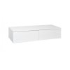 Krajcar PKG Push koupelnová skřínka pod desku 130 x 28,2 x 50 cm bez výřezu bílá PKGB130