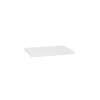 Krajcar KG Geo deska pod umyvadlo 100 x 3,6 x 50 cm s výřezem bílá KG100