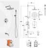 33291 podomitkovy sprchovy set veo chrom