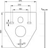 Alcaplast AM102/1120 Jádromodul komplet do bytových jader se závěsným WC Creavit STANDARD TP320 + bidet 2v1